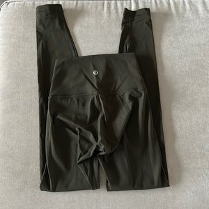 Lululemon Wunder Under 25” Leggings- Green Size 0